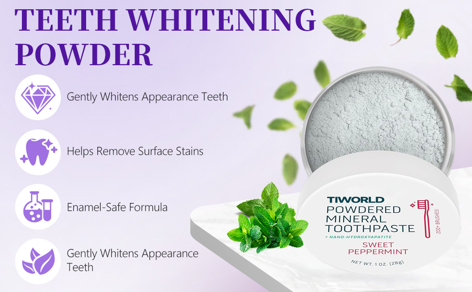 💥Unlock a Brighter,🛡️ Healthier Smile with Tiworld Natural Tooth Powder – Special Offer Inside!