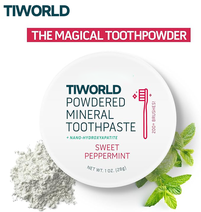 💥Unlock a Brighter,🛡️ Healthier Smile with Tiworld Natural Tooth Powder – Special Offer Inside!